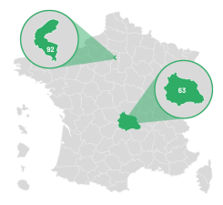 Carte de France Reno 1